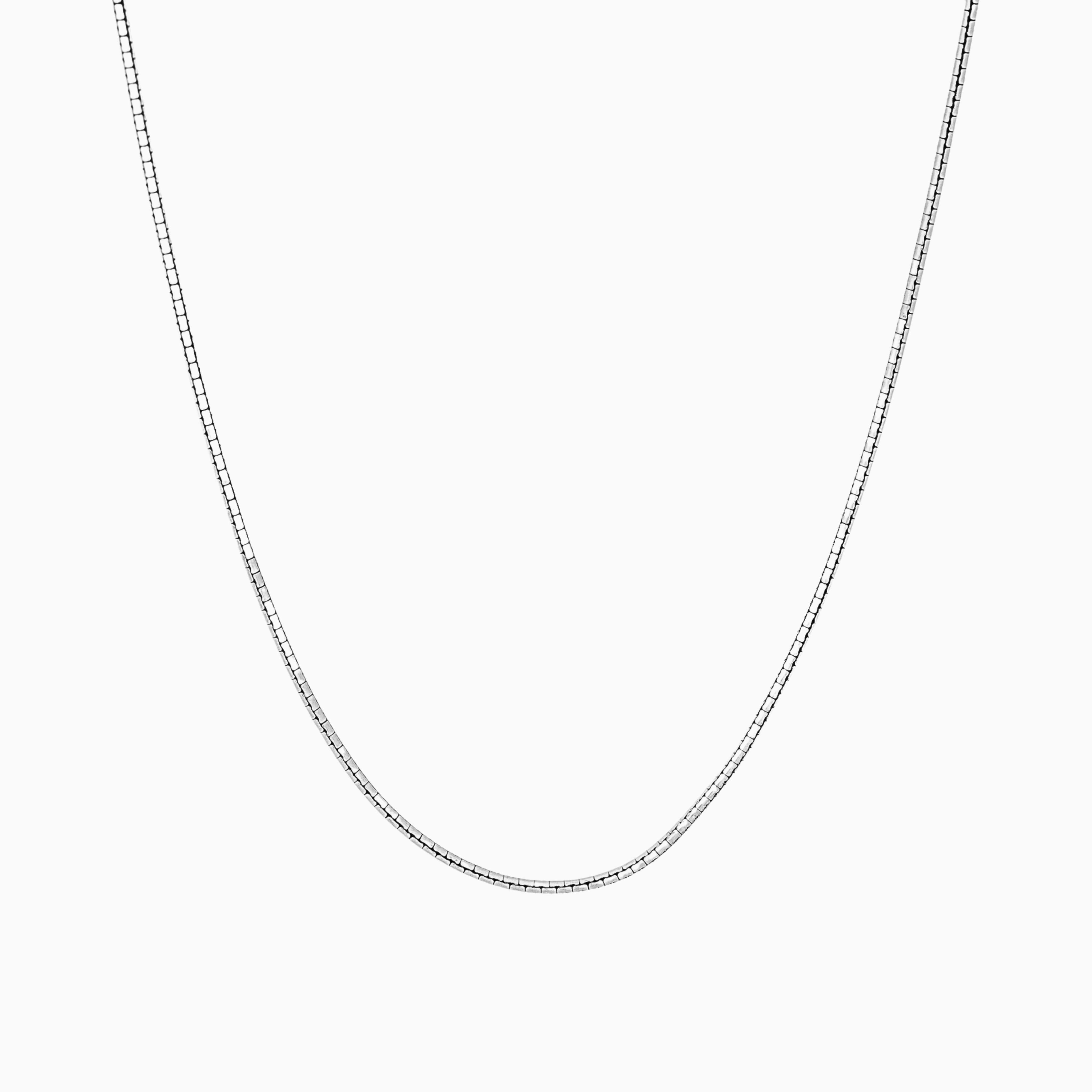 Snake chain sterling silver chain