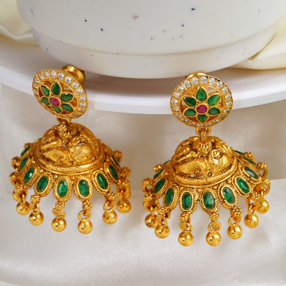 South Indian Antique Jhumkas for Women