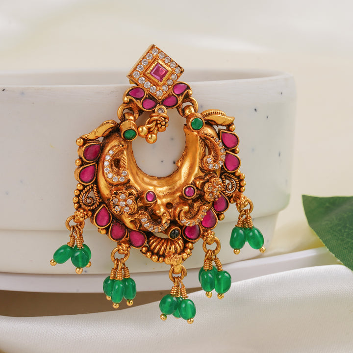 South Indian Temple Jewellery Jhumka Design