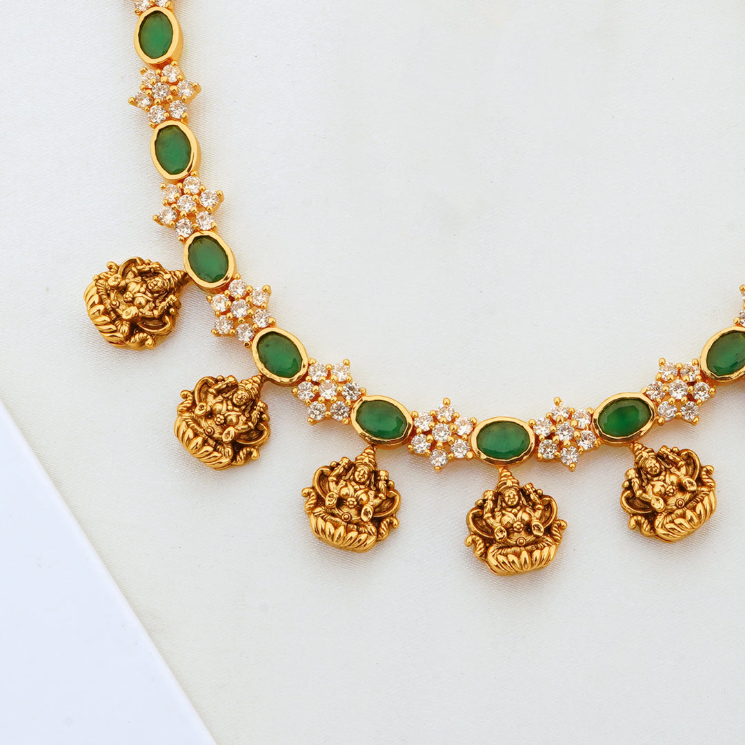 South Indian Temple Jewellery Necklace for Weddings and Festivals