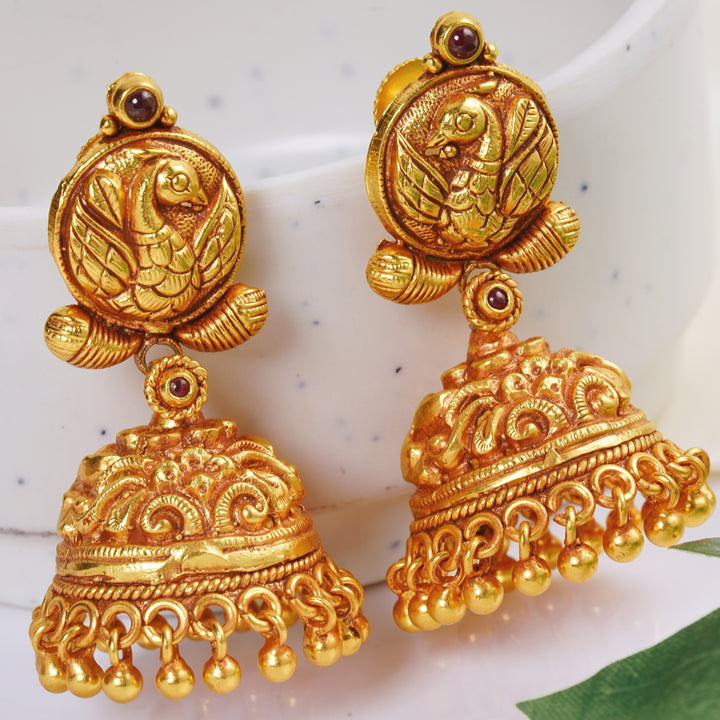 South Indian Temple Jhumkas