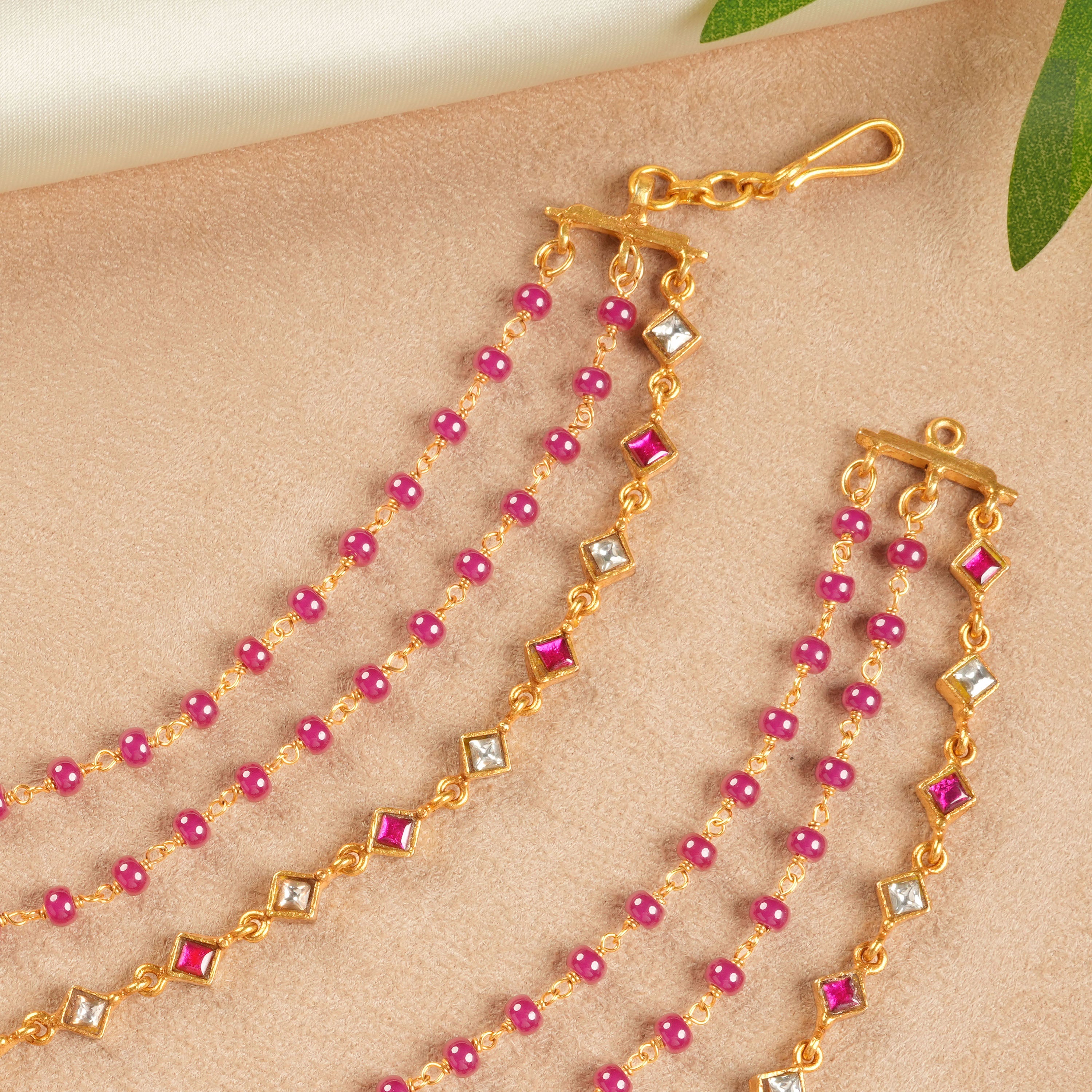 South Indian Traditional Gold-Plated Mattal Ishna