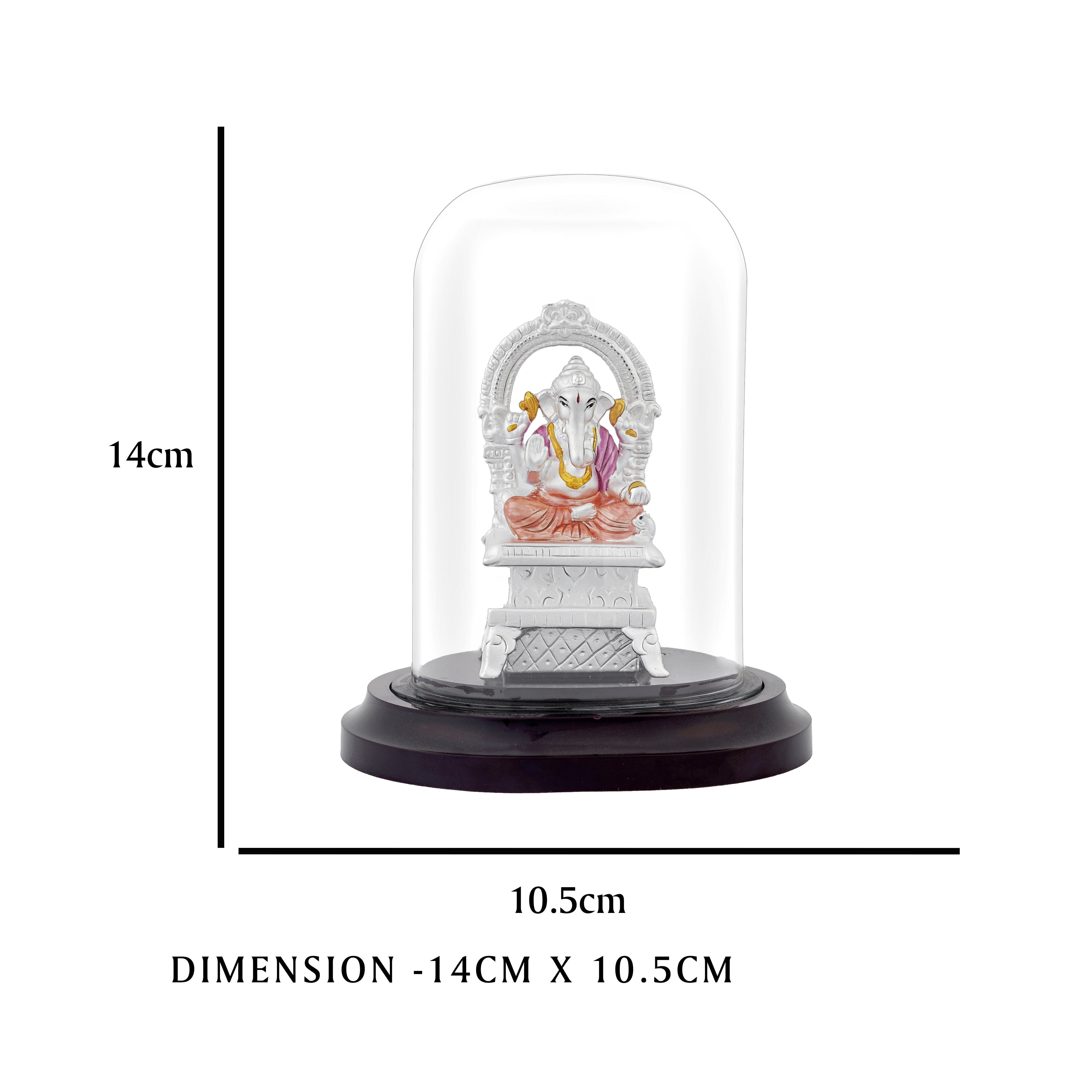 Spiritual Gifting Silver Vinayakar Idol