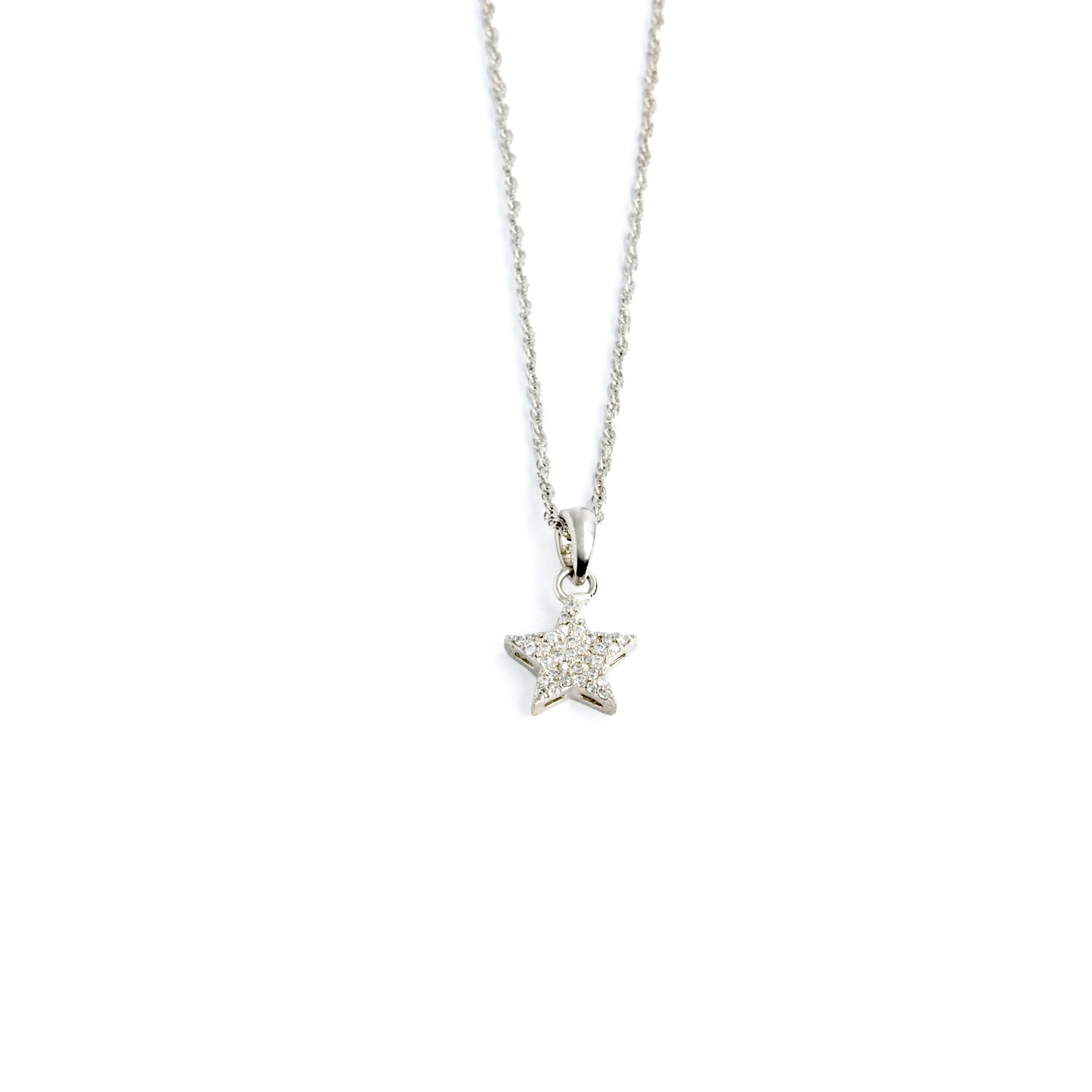 Star pendant silver chain Ishna 