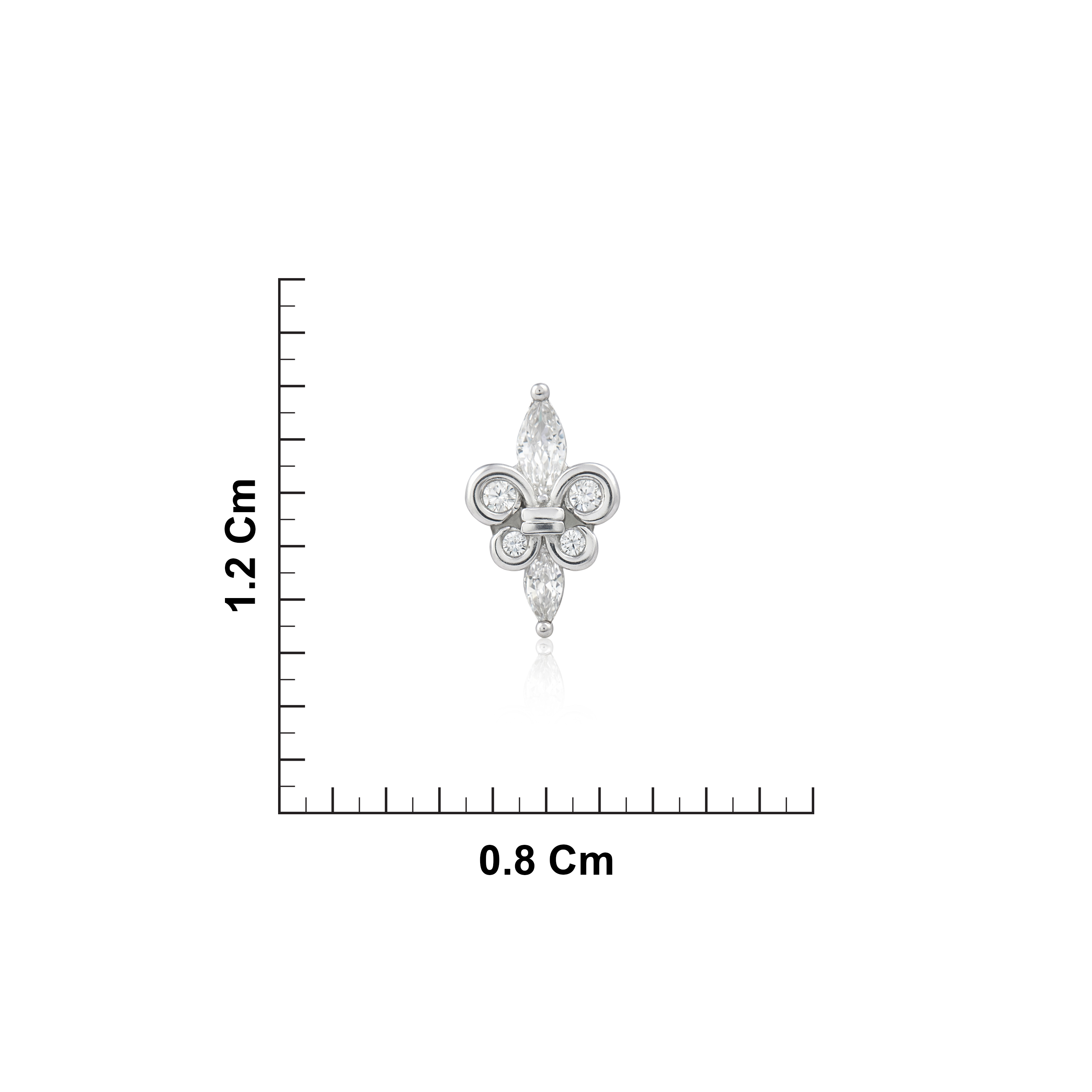 Sterling Silver Clover Stud Earrings Ishna