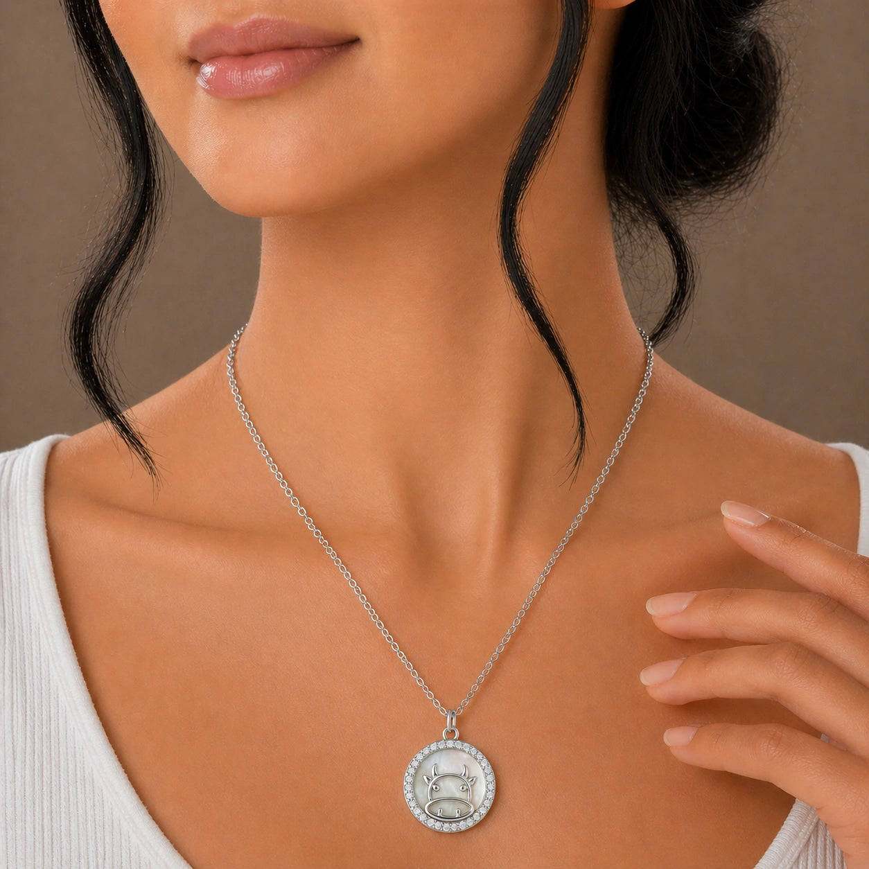 Sterling Silver Cow Chain Ishna
