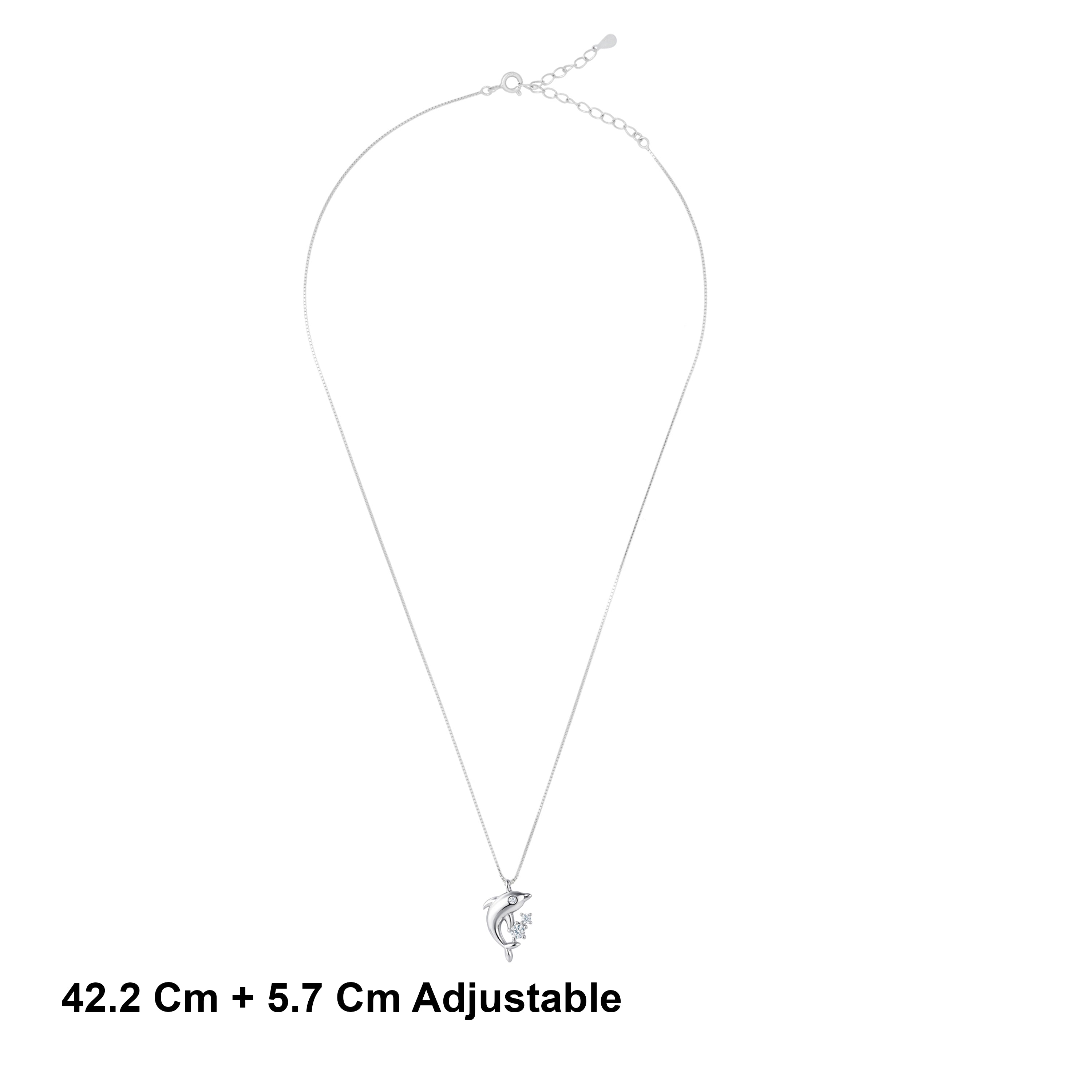 Sterling Silver Dolphin Motif Chain Ishna