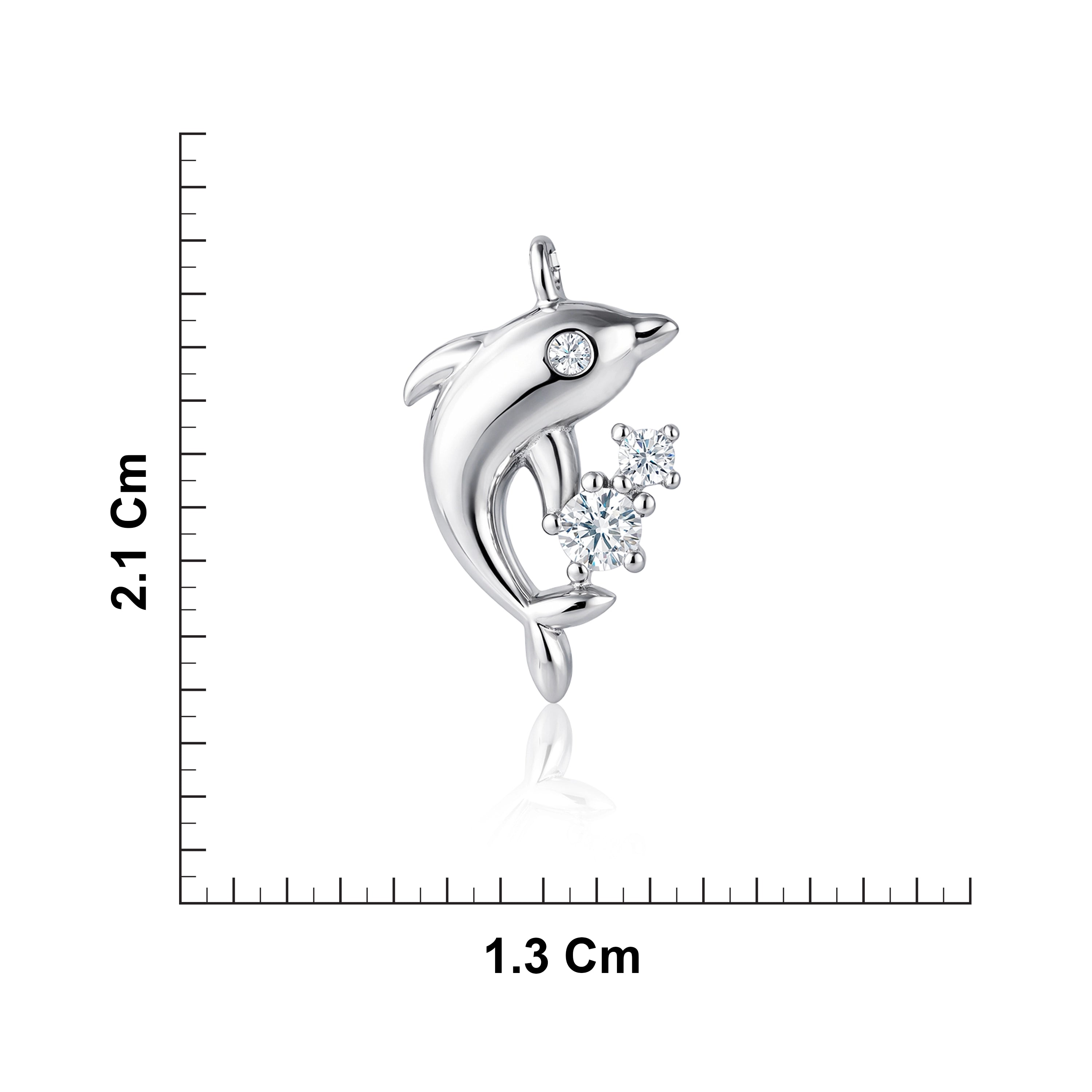 Sterling Silver Dolphin Pendant Ishna