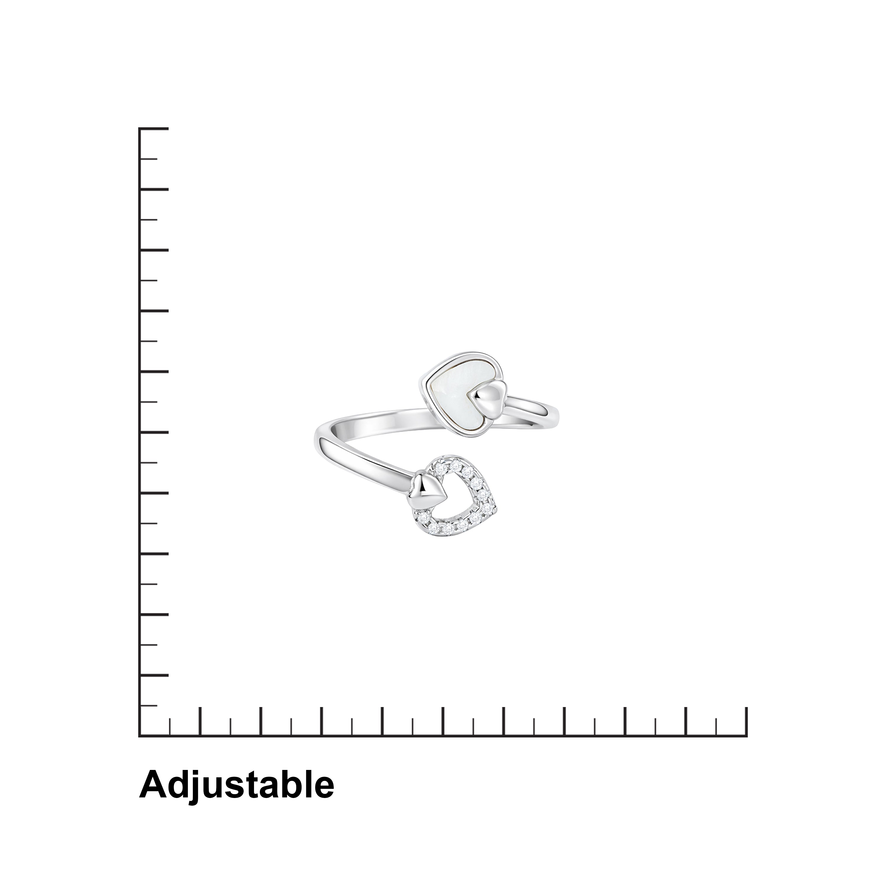 Sterling Silver Heart Wrap Toe Ring Ishna