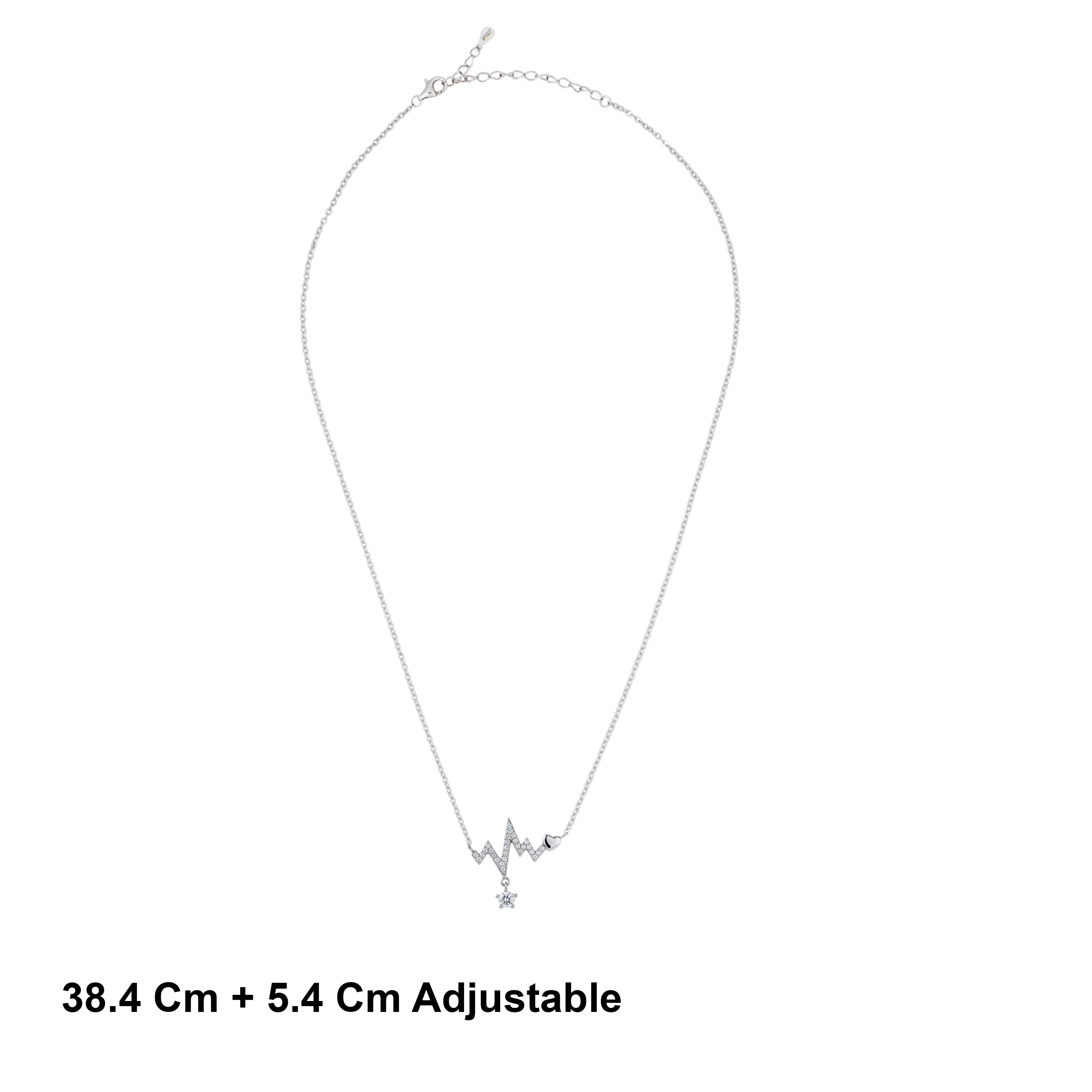 Sterling Silver Heartbeat Chain Ishna