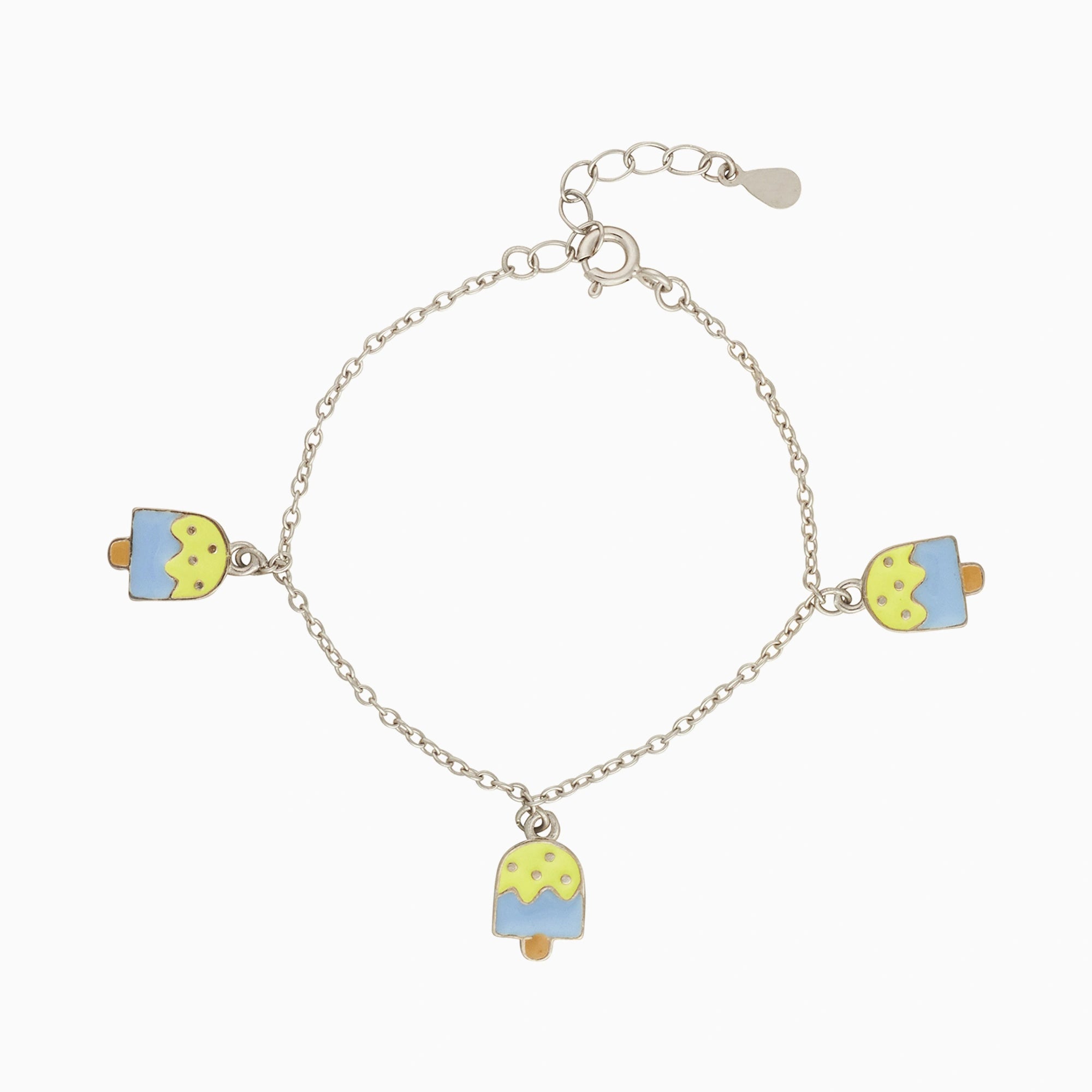 Sterling Silver Ice Cream Bracelet Ishna