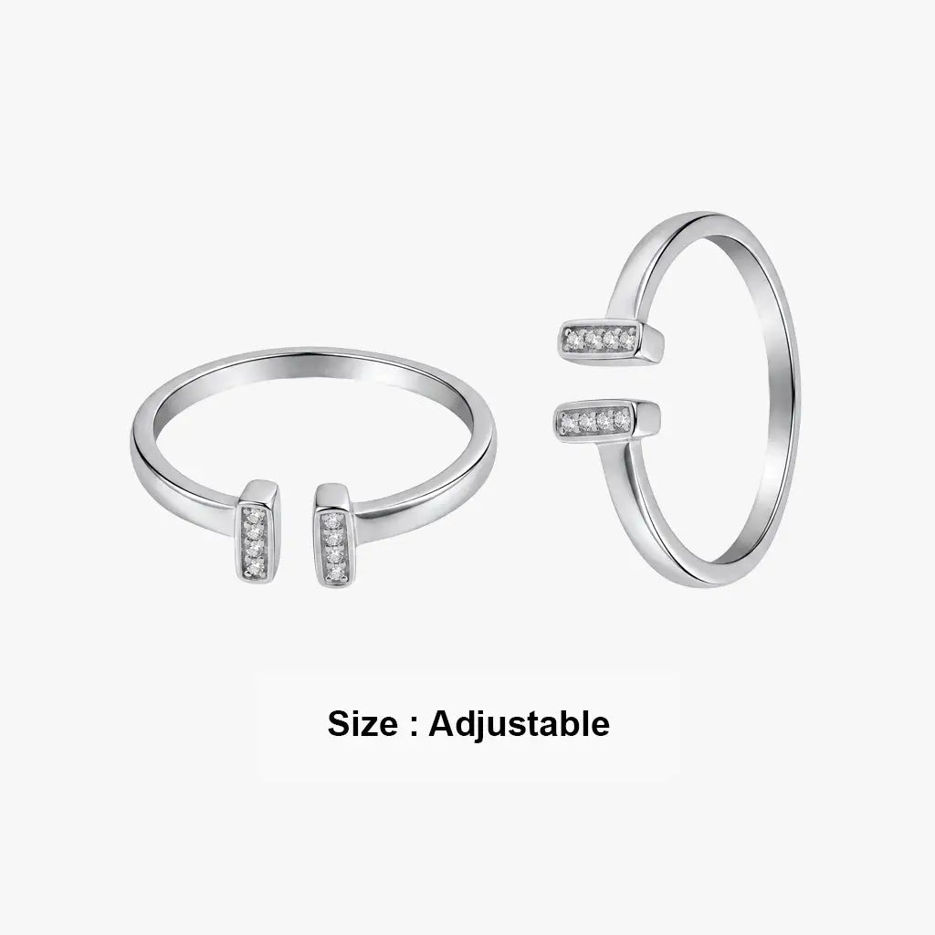 Sterling Silver Minimal stone metti for women