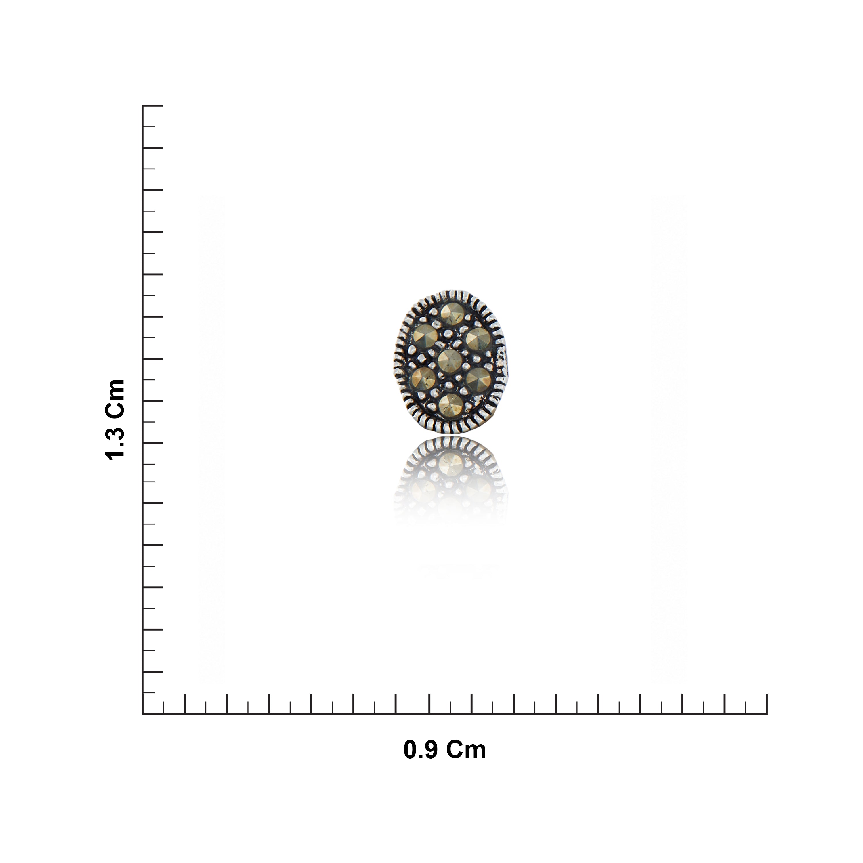 Sterling Silver Round Nose Pin Ishna