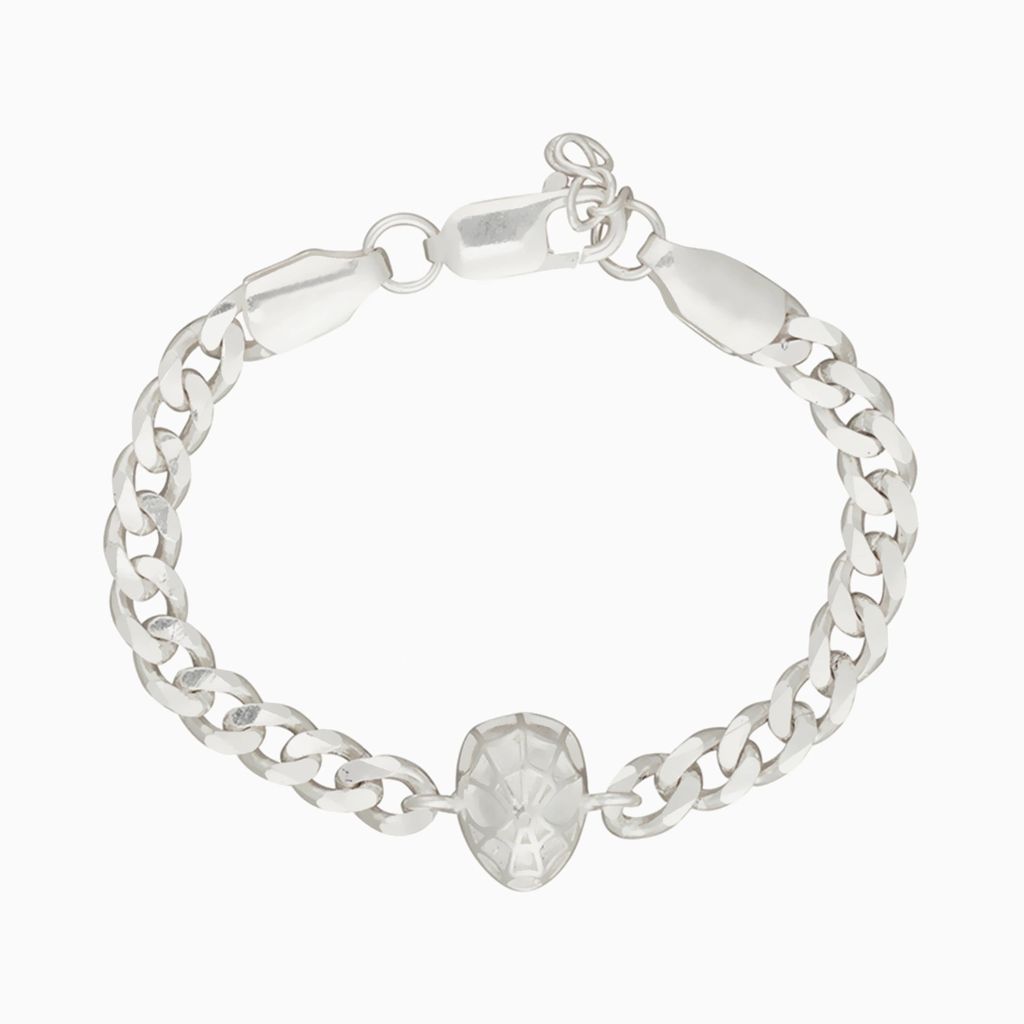 Sterling Silver Spiderman Bracelet Ishna