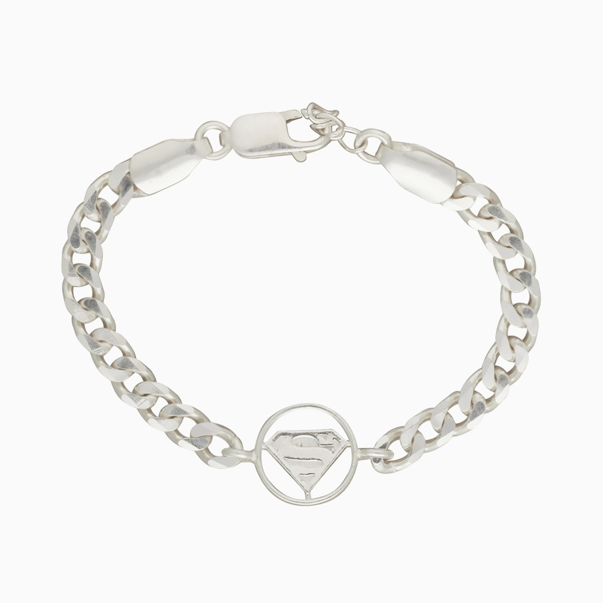 Sterling Silver Superman Bracelet Ishna