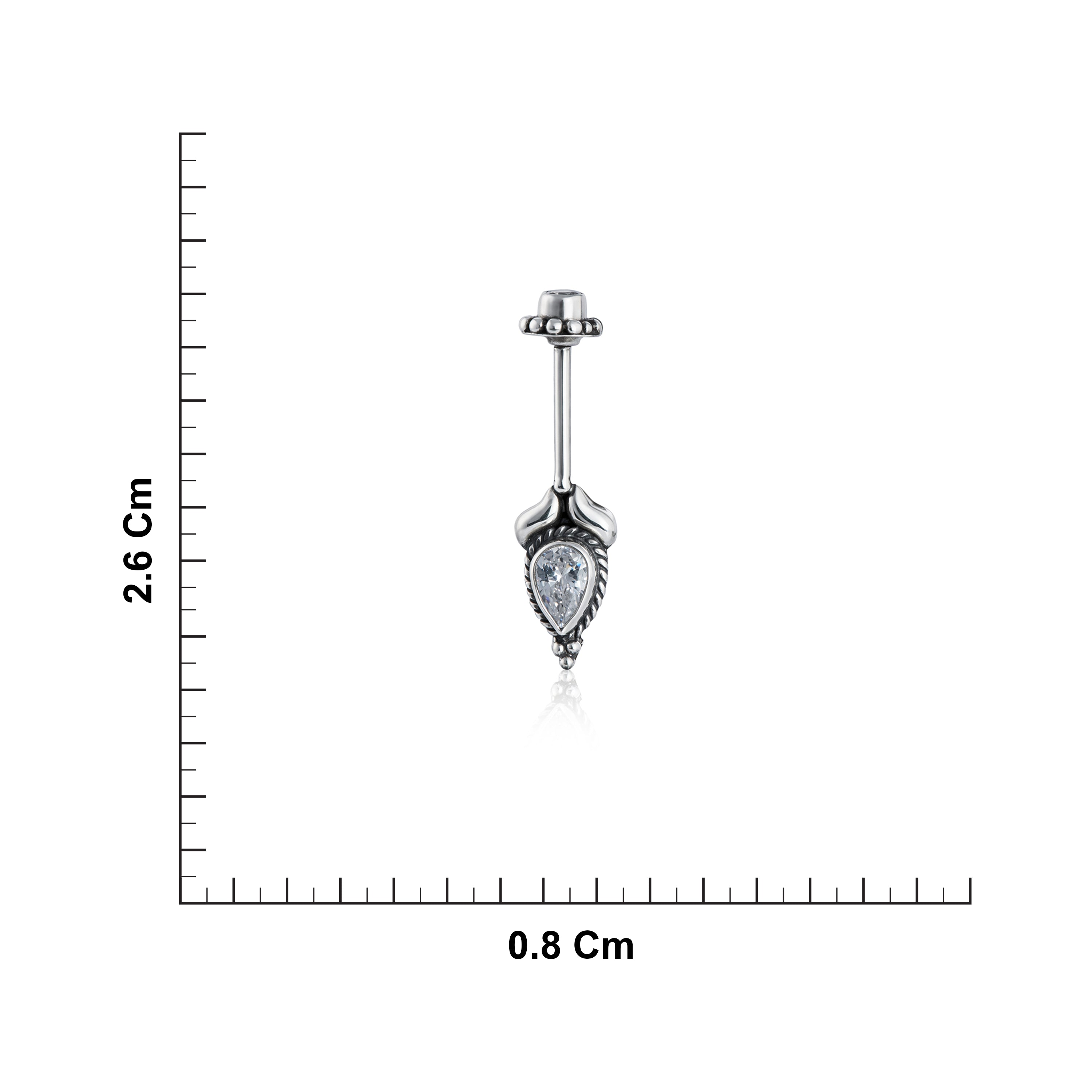Sterling Silver Teardrop Koppu Ishna 