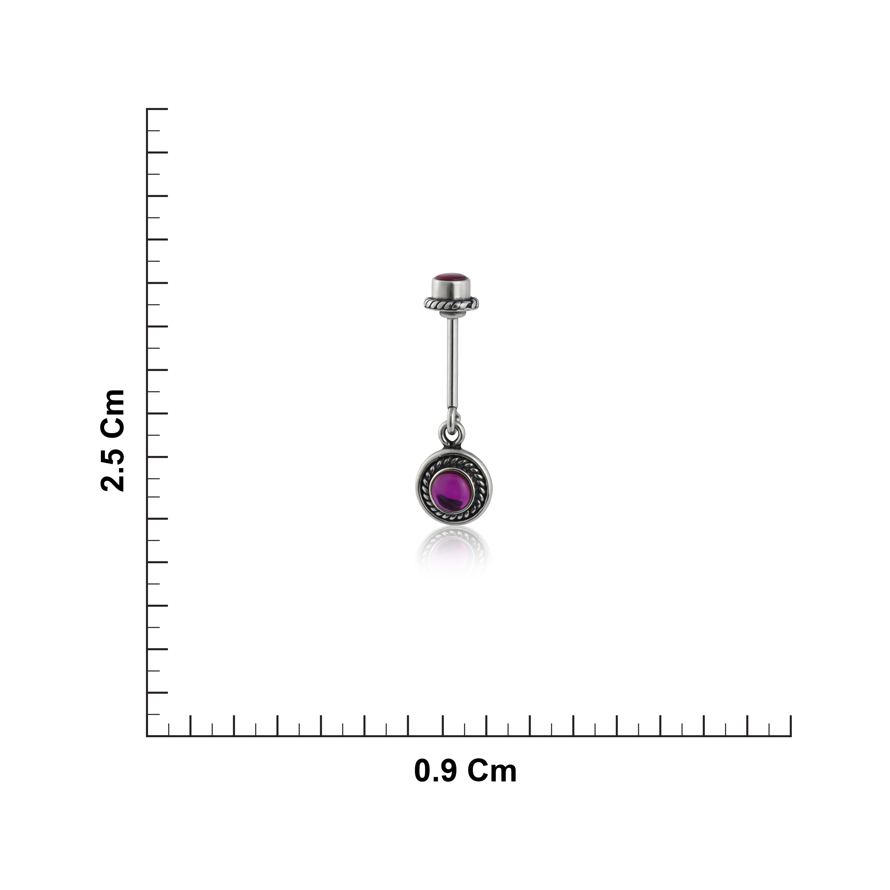 Sterling Silver Vintage Purple Koppu Ishna