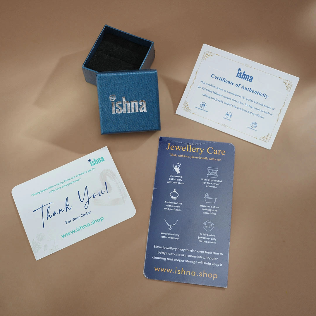 Sterling Silver luxury Jewellery Box Ishna