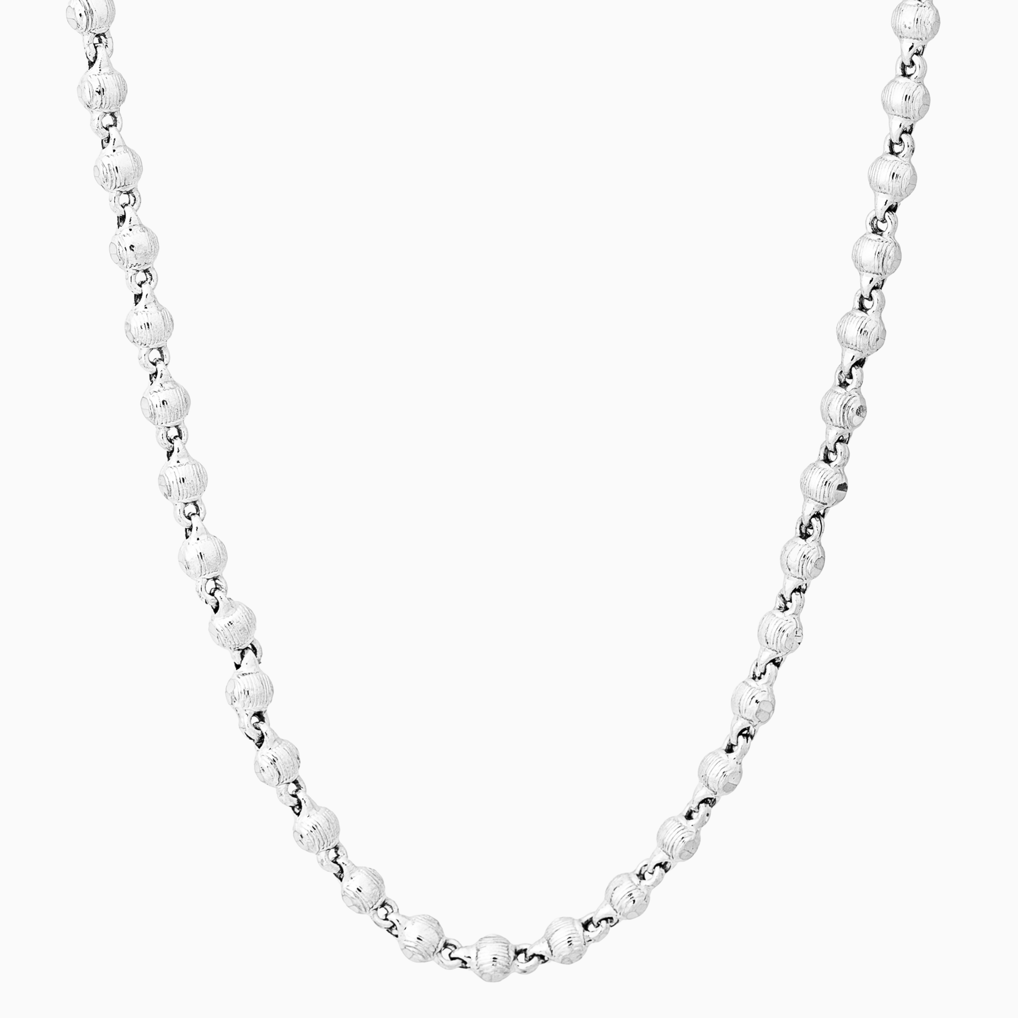 Sterling silver beaded chain