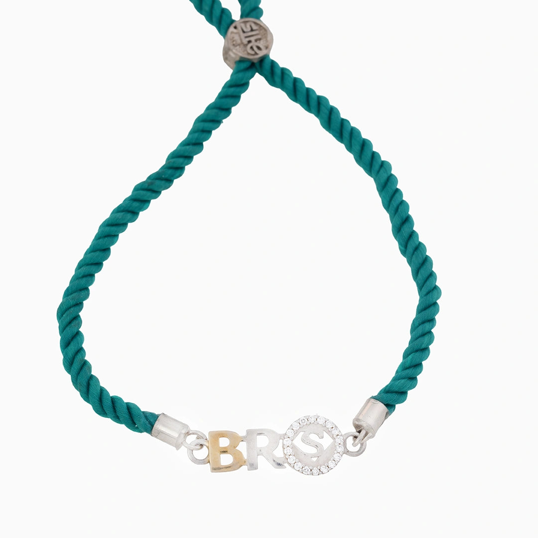 Sterling silver bro rakhi Ishna
