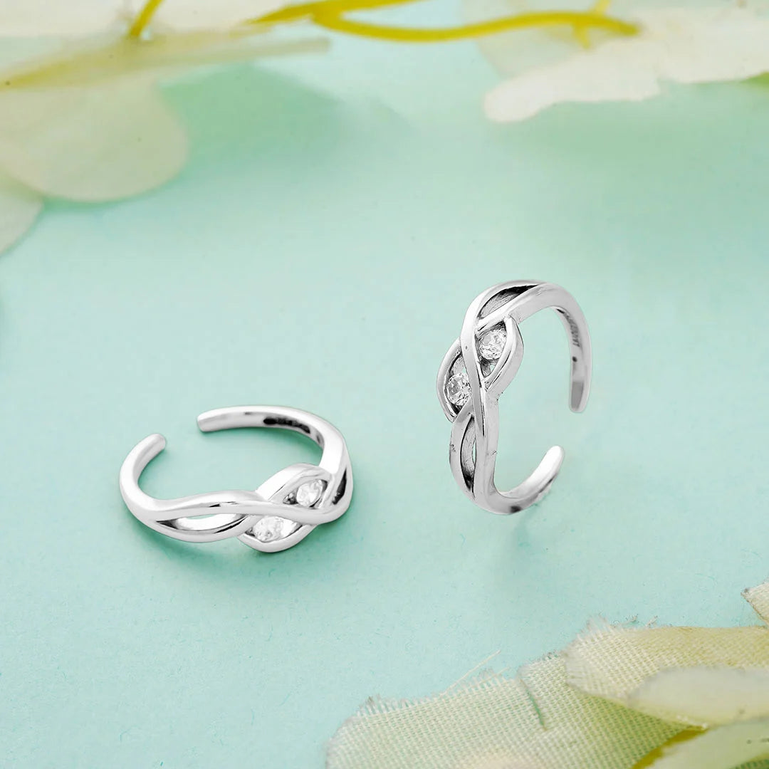 Sterling silver infinity metti for women