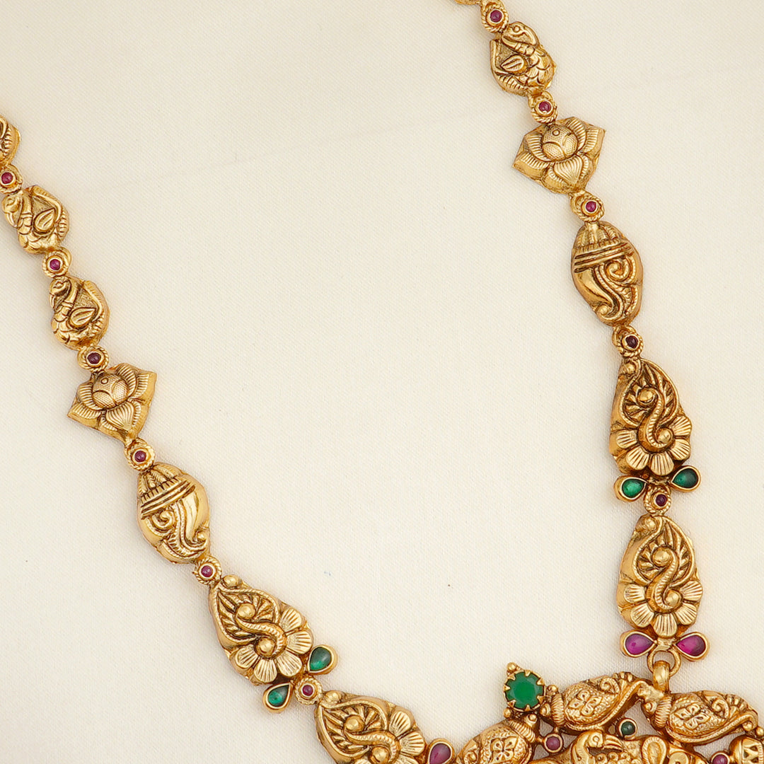 Temple Jewellery Haram for South Indian Brides