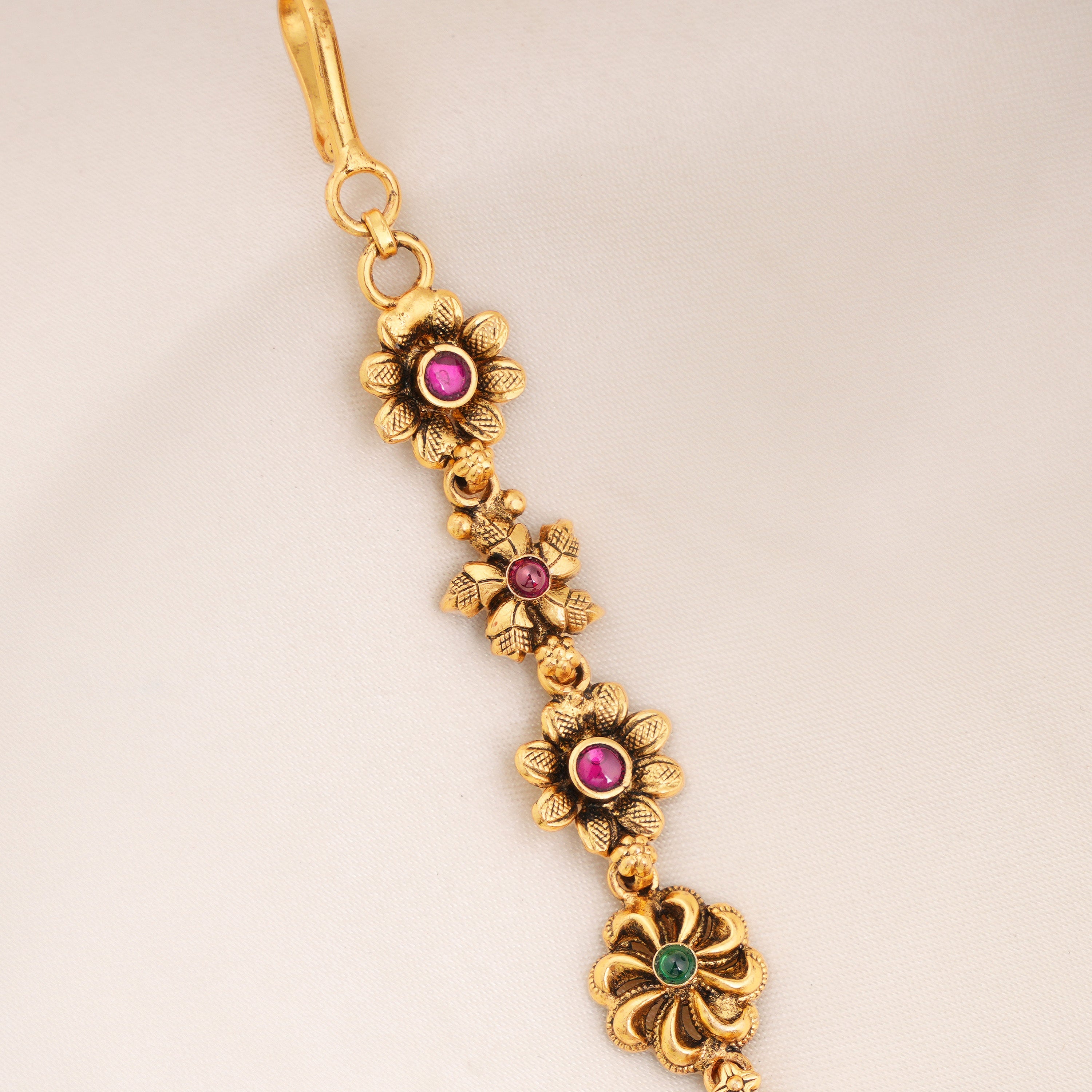 Traditional Antique Gold Temple Jewellery Ishna