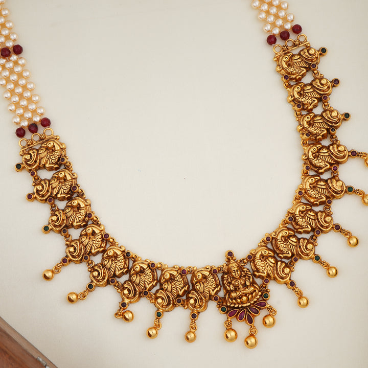 Traditional Nakas Work Haram with Ruby Beads