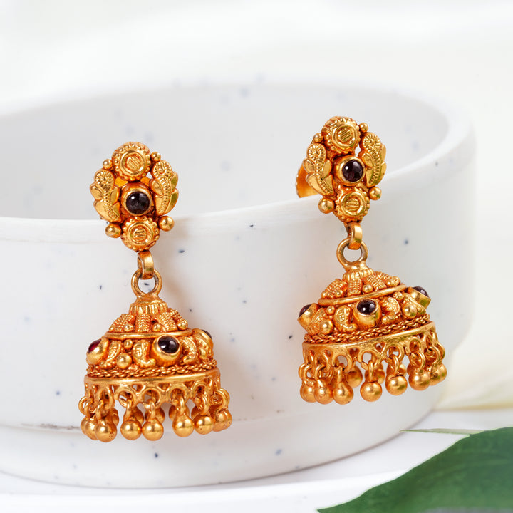 Traditional South Indian Jhumkas