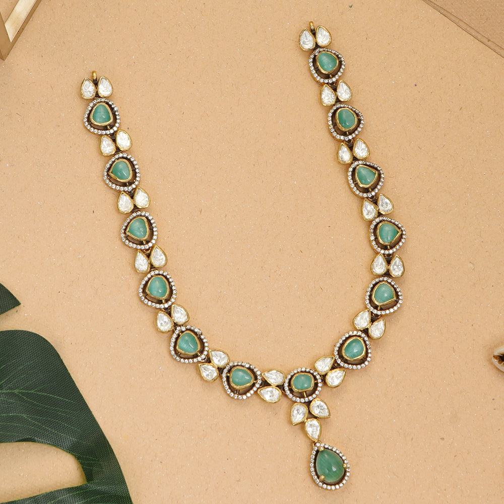 Traditional haram with pastel stones and earrings