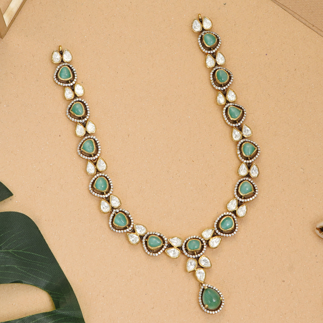 Traditional haram with pastel stones and earrings