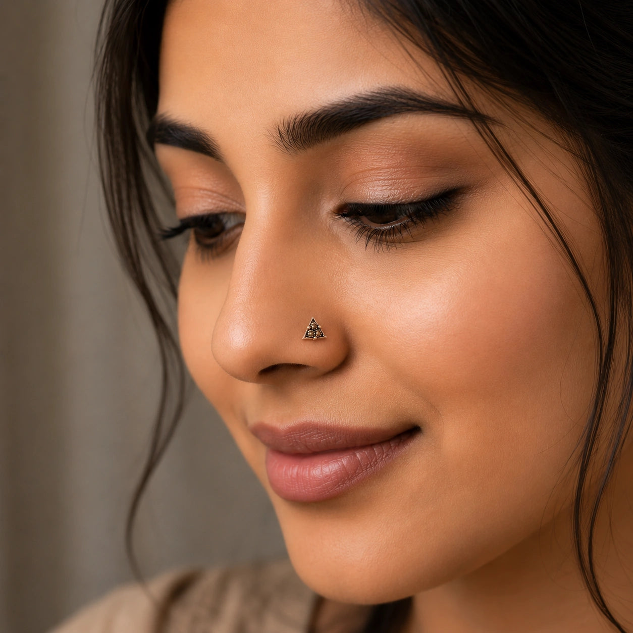 Triangle Nose Pin Ishna