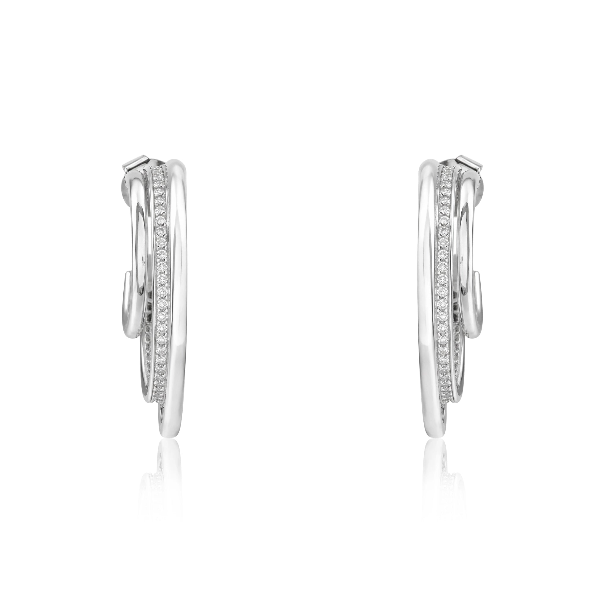 Triple Hoop Earrings Ishna