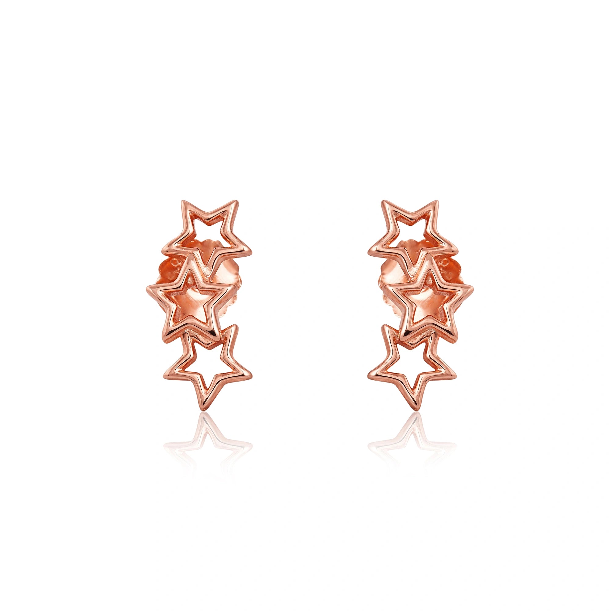 Triple Star Drop Earrings Ishna