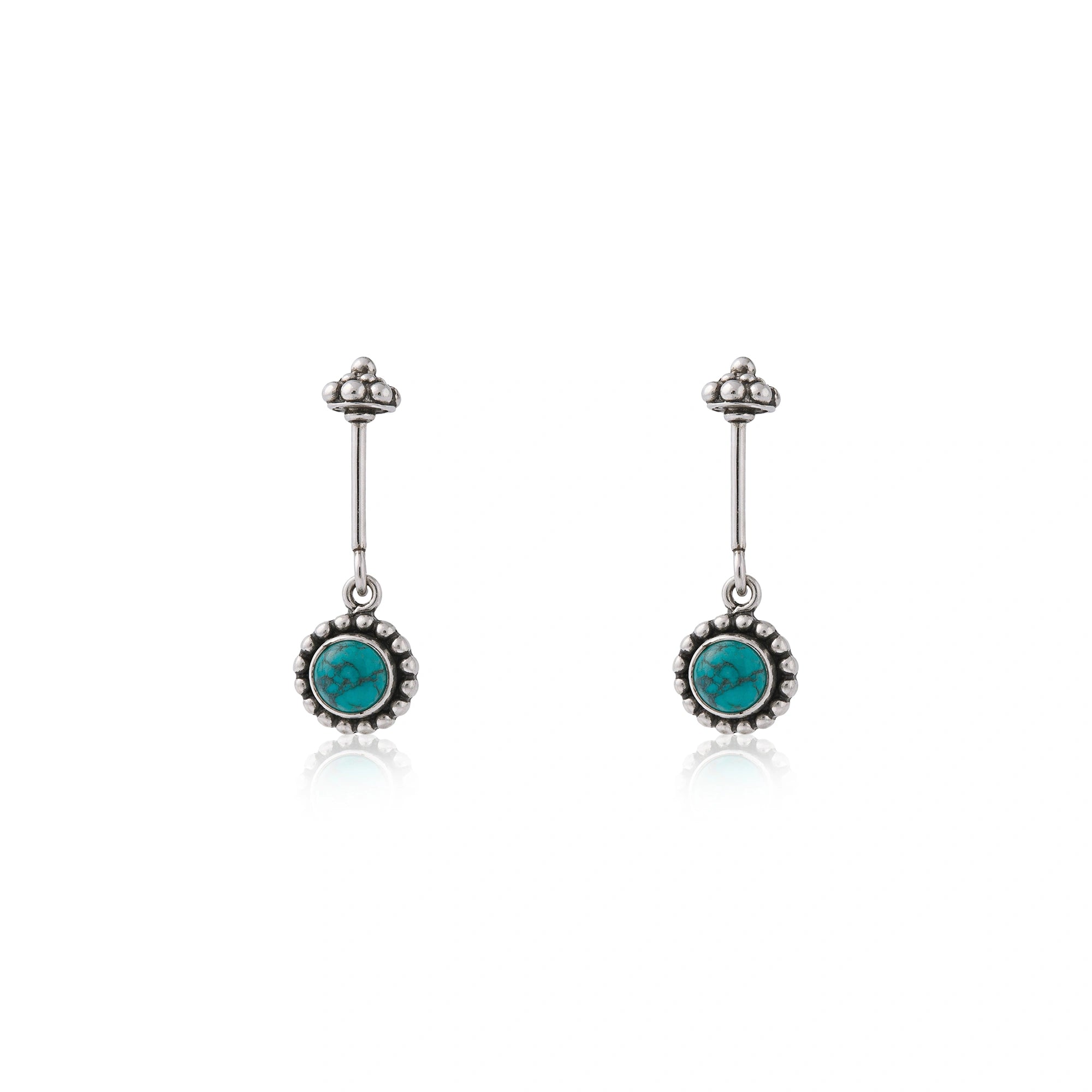 Turquoise Koppu Earrings Ishna