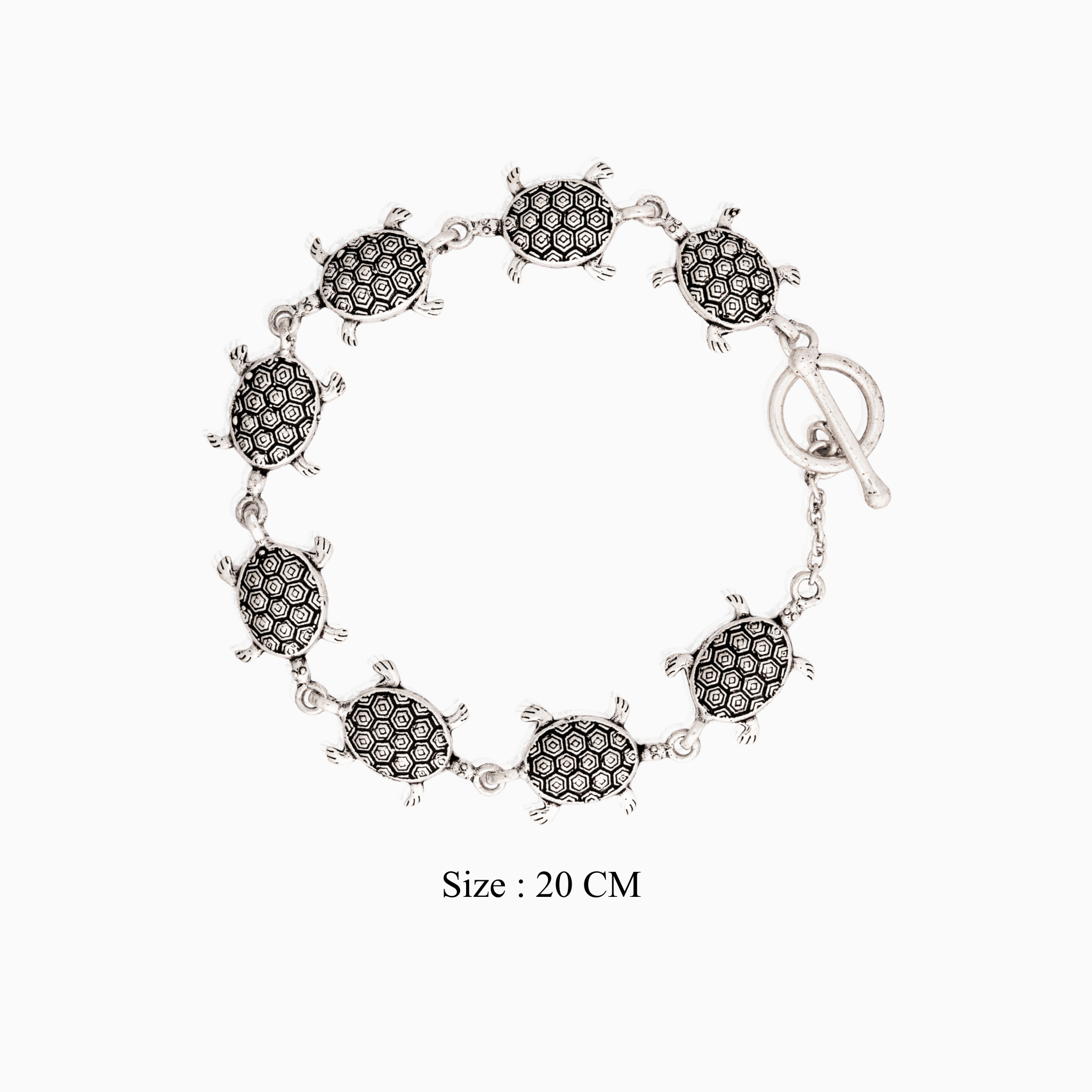 Unique animal design silver bracelet