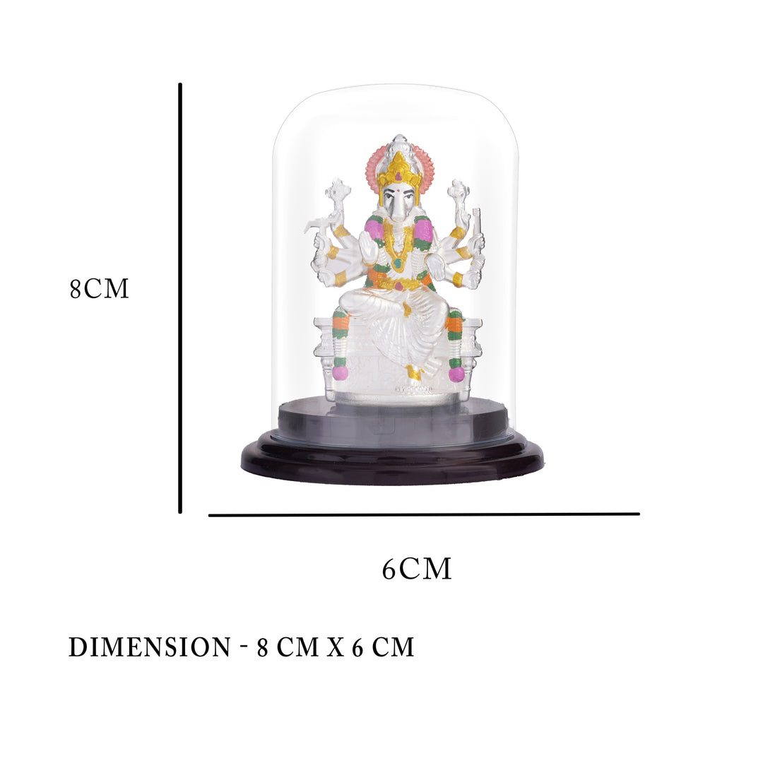 Varagi Amman Idol in Glass Dome for Home Temple