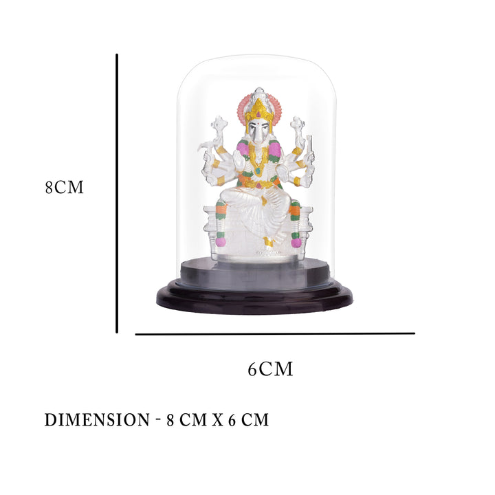 Varagi Amman Idol in Glass Dome for Home Temple