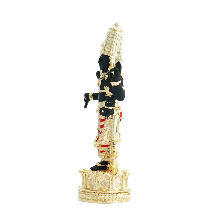 Venkateshwara Murti Silver and Gold Plated