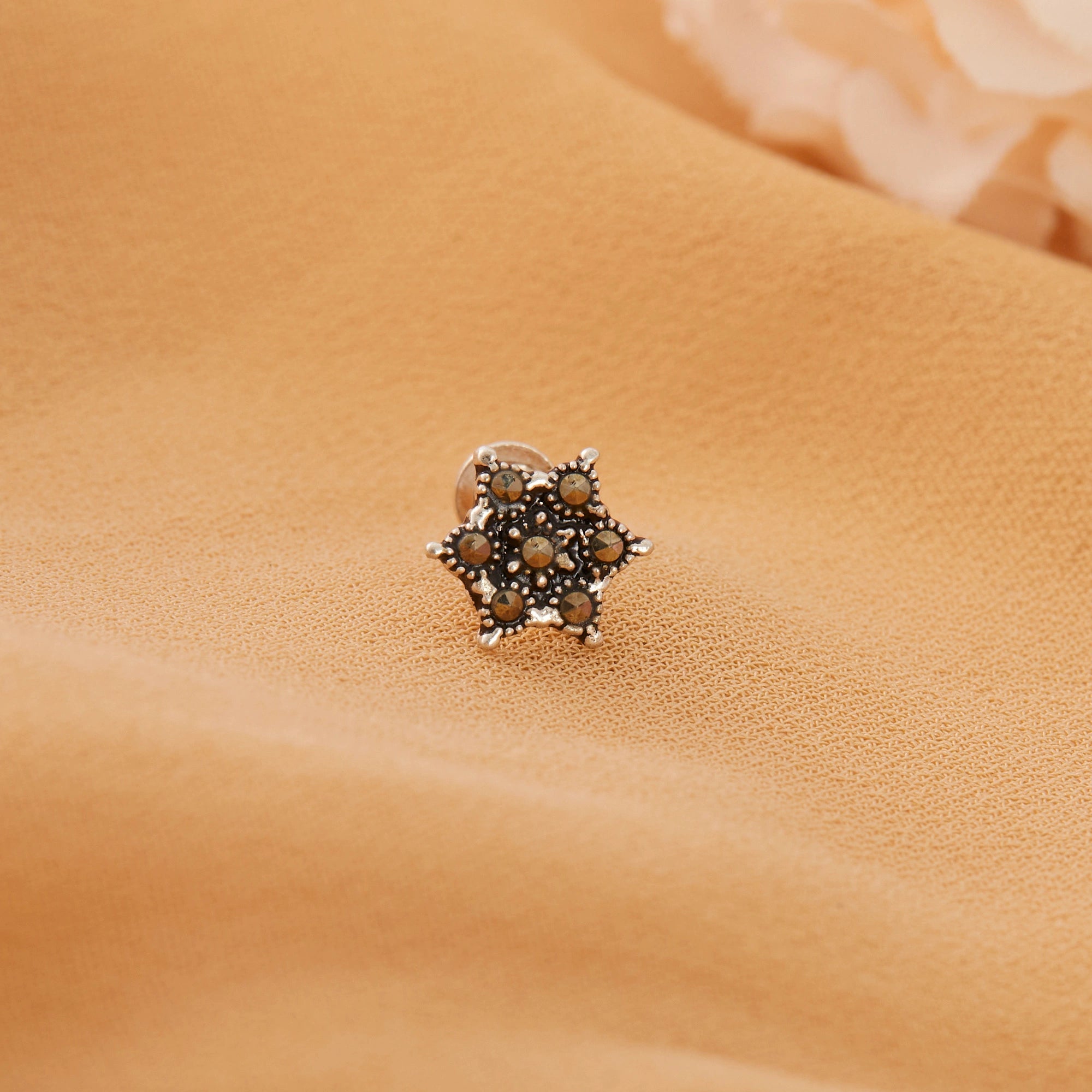 Vintage Marcasite Star Nose Pin Ishna
