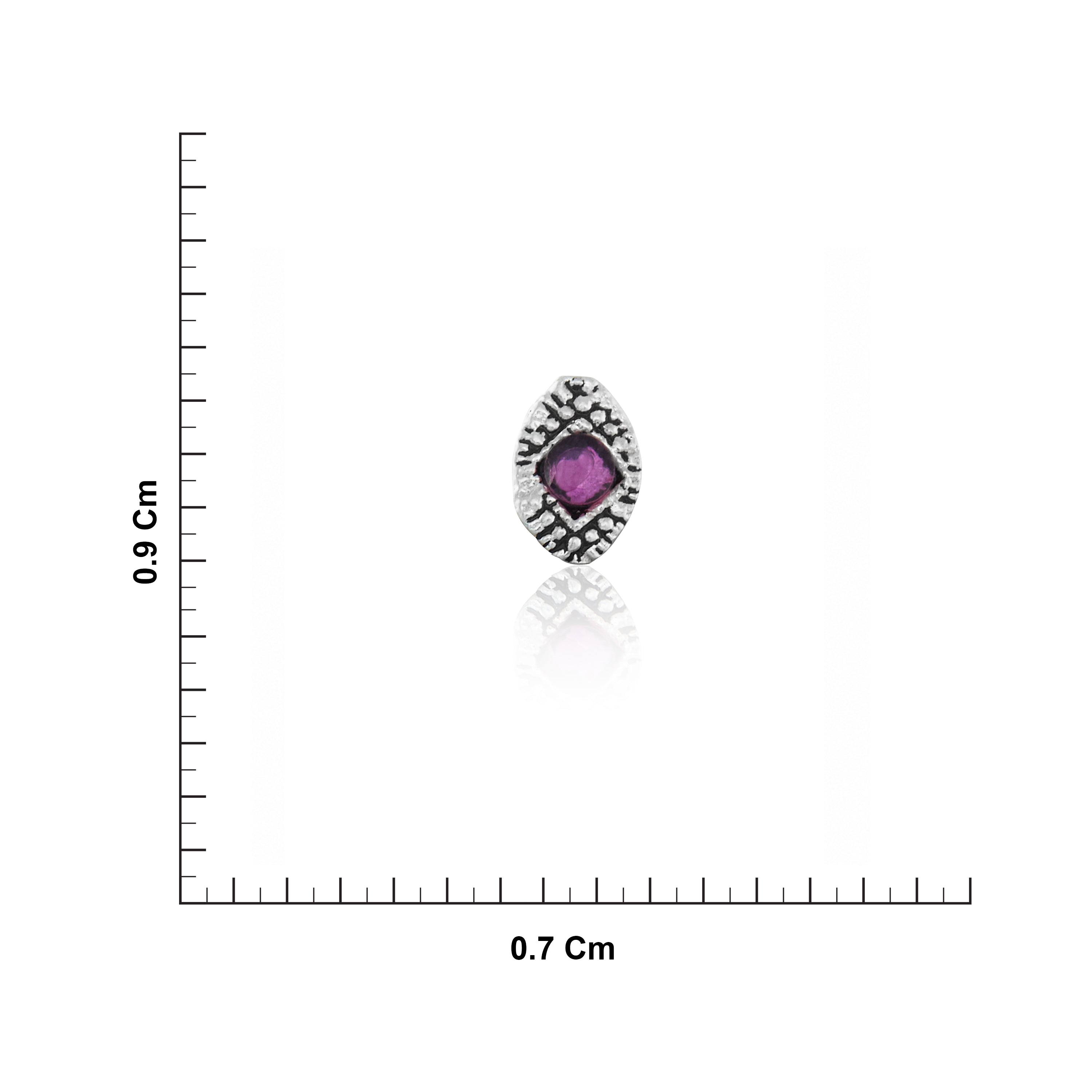Vintage Purple Nose Pin Ishna