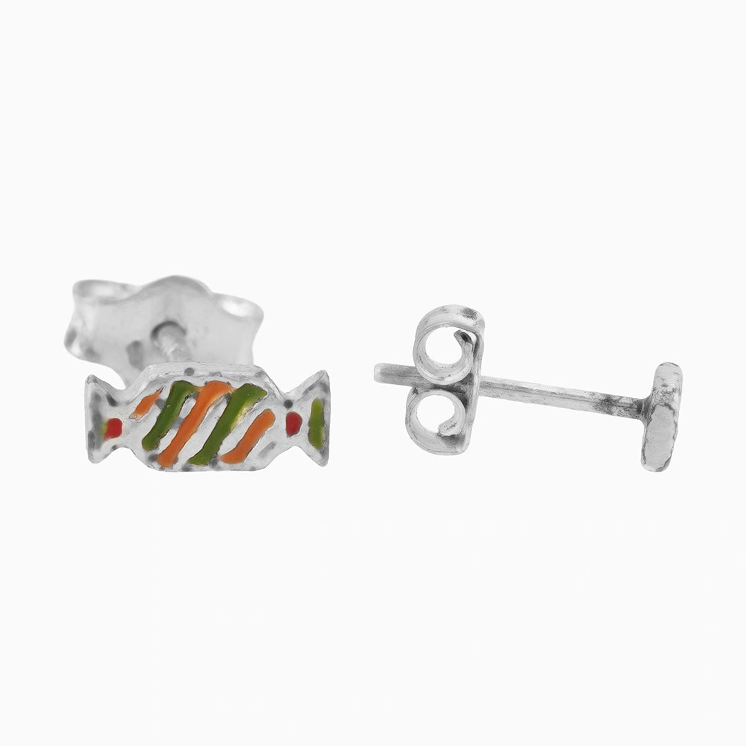 Wrapped Candy Designed Kids Earrings Ishna