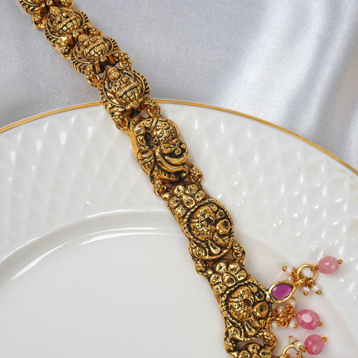 Deep Nagas Lakshmi Malai - Pink BeadsMalaiIshna