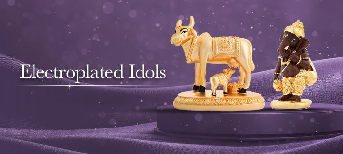 Electroplated Silver Idols Collection Banner Mobile