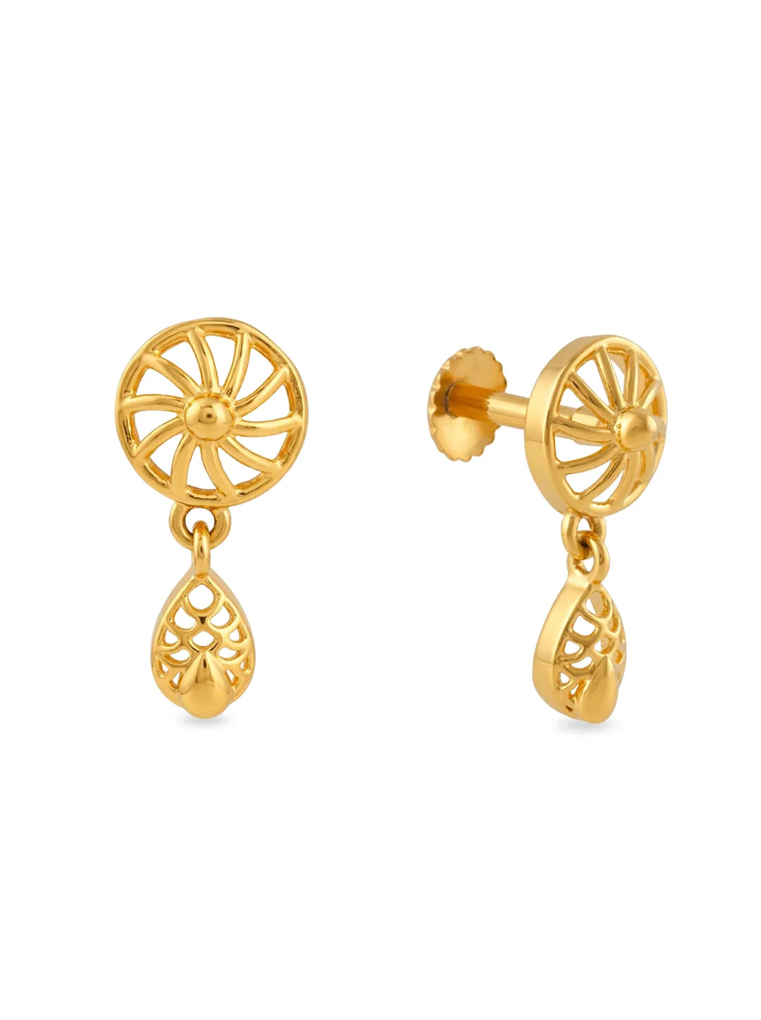 gold drop earrings for women