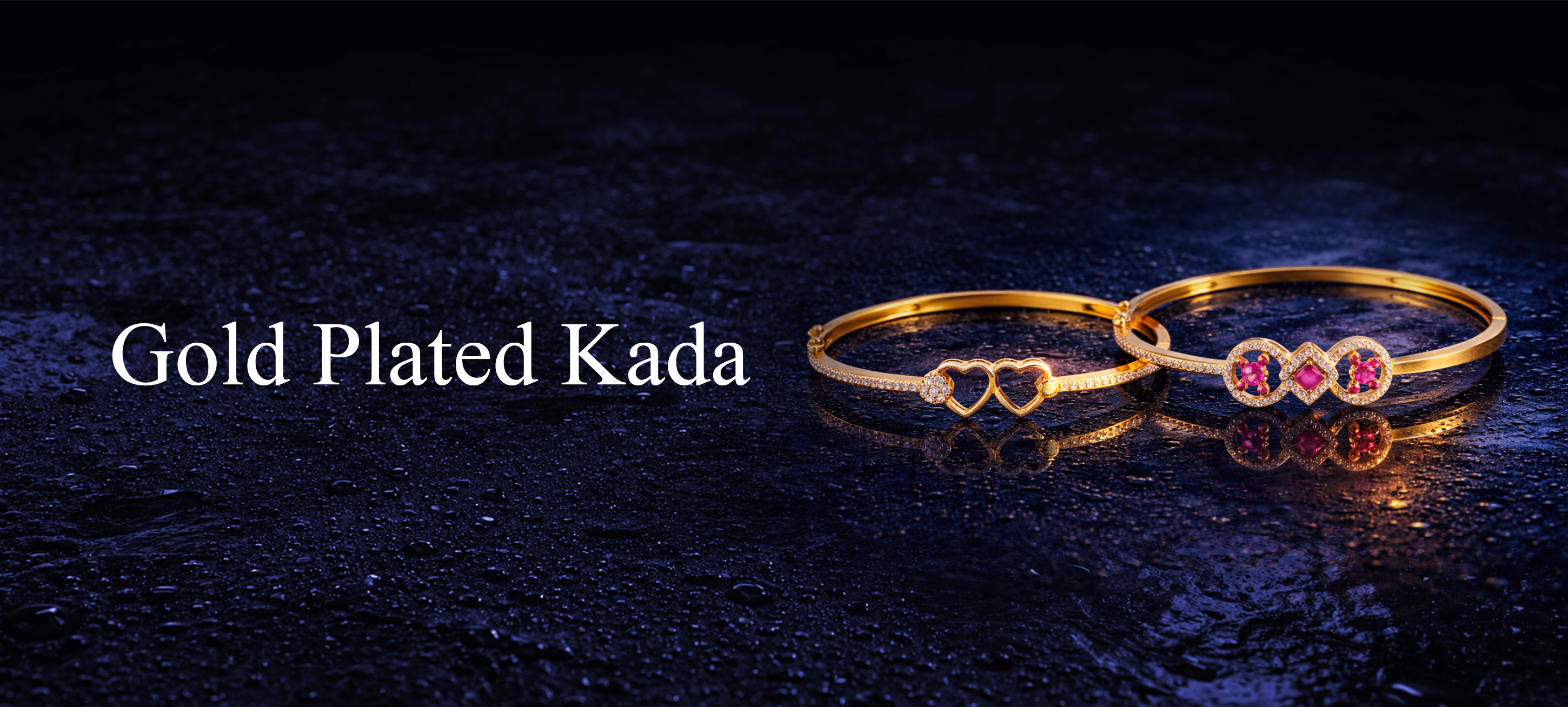 Gold Plated Kada Collection Banner Mobile