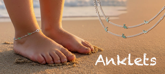 Kids Sterling Silver Anklet Collection Banner Mobile