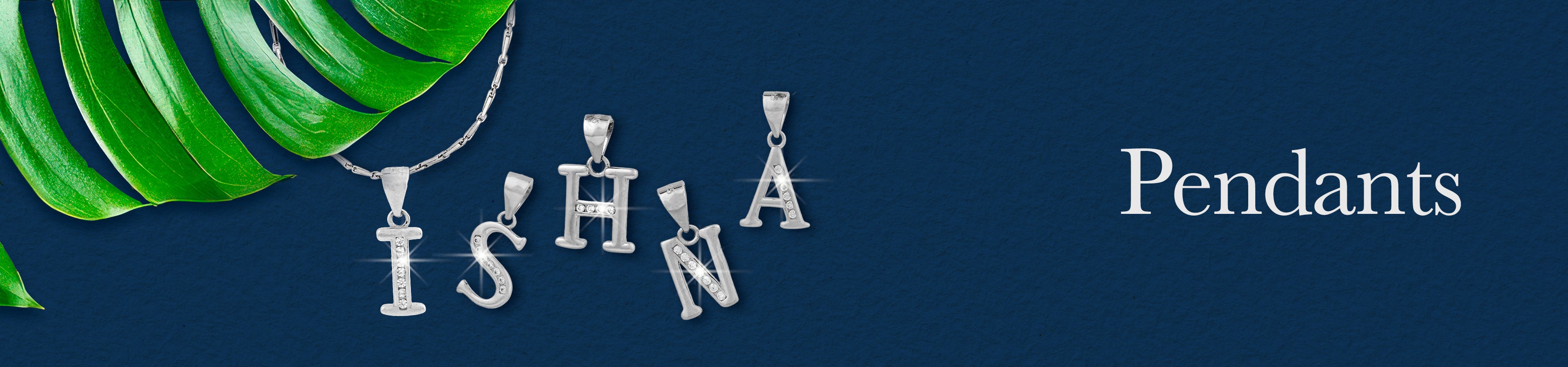 Mens Sterling Silver Pendants Collection Banner Desktop