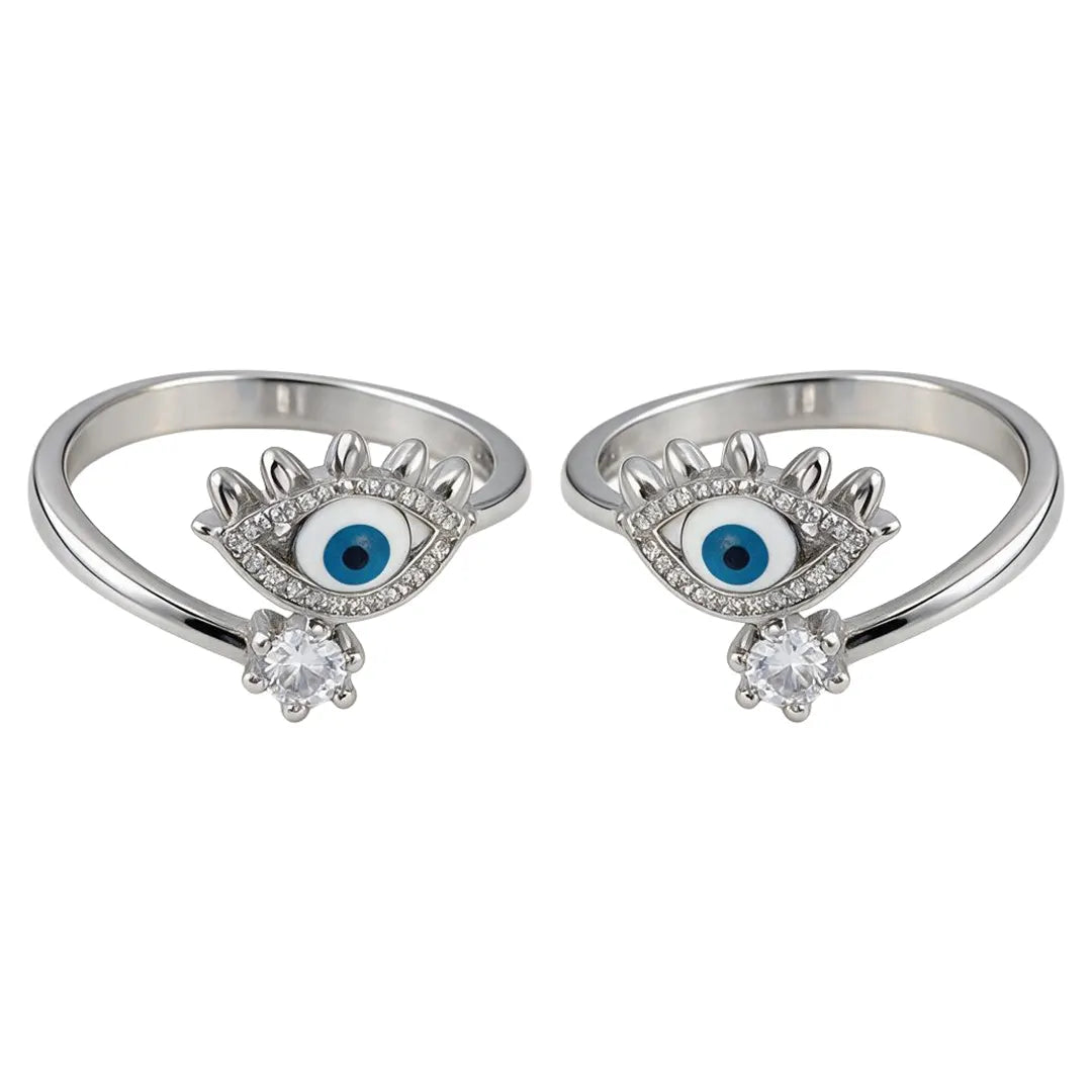 Evil Eye Toe Rings for Women
