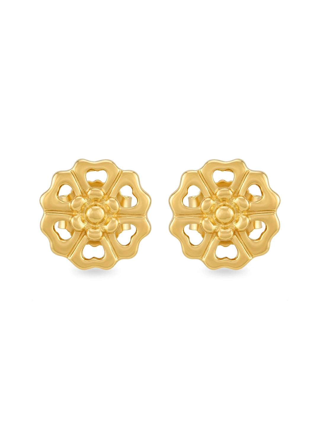 Gold Plated Flower Studs